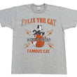Load image into Gallery viewer, TOYS McCOY Men's Felix the Cat Short-Sleeve Graphic T-Shirt, Garment-Dyed Loopwheel Tubular Tee, Made in Japan (TMC2603 020 Ash Gray)
