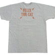 Load image into Gallery viewer, TOYS McCOY Men's Felix the Cat Short-Sleeve Graphic T-Shirt, Garment-Dyed Loopwheel Tubular Tee, Made in Japan (TMC2603 020 Ash Gray)
