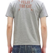 Load image into Gallery viewer, TOYS McCOY Men's Felix the Cat Short-Sleeve Graphic T-Shirt, Garment-Dyed Loopwheel Tubular Tee, Made in Japan (TMC2603 020 Ash Gray)
