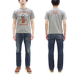 Load image into Gallery viewer, TOYS McCOY Men's Felix the Cat Short-Sleeve Graphic T-Shirt, Garment-Dyed Loopwheel Tubular Tee, Made in Japan (TMC2603 020 Ash Gray)
