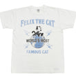 Load image into Gallery viewer, TOYS McCOY Men's Felix the Cat Short-Sleeve Graphic T-Shirt, Garment-Dyed Loopwheel Tubular Tee, Made in Japan (TMC2603 011 Aged Off White)
