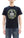 TOYS McCOY Men's Short-Sleeve Steve McQueen Graphic T-Shirt, Tubular Knit Jersey, One-Wash, Made in Japan (TMC2605 030 Black)
