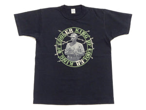 TOYS McCOY Men's Short-Sleeve Steve McQueen Graphic T-Shirt, Tubular Knit Jersey, One-Wash, Made in Japan (TMC2605 030 Black)