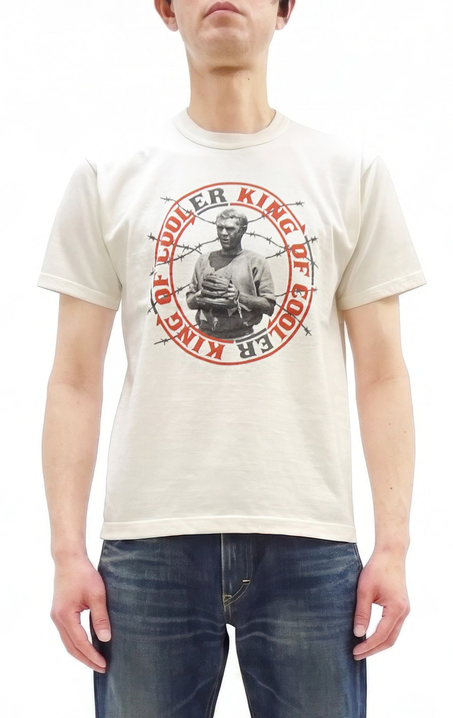 マイキー TOYS McCOY Men's Short-Sleeve Steve McQueen Graphic T-Shirt