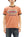 TOYS McCOY Men's 30th Anniversary Graphic Ringer T-Shirt, Heavyweight 100% Cotton Tubular Jersey Tee with No Side Seams, Unwashed, Made in Japan (TMC2609 Muted Carrot with Black Trim)