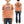 TOYS McCOY Men's 30th Anniversary Graphic Ringer T-Shirt, Heavyweight 100% Cotton Tubular Jersey Tee with No Side Seams, Unwashed, Made in Japan (TMC2609 Muted Carrot with Black Trim)