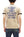 TOYS McCOY Men's 30th Anniversary Graphic Ringer T-Shirt, Heavyweight 100% Cotton Tubular Jersey Tee with No Side Seams, Unwashed, Made in Japan (TMC2609 Muted Beige with Black Trim)
