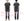 TOYS McCOY Men's Short Sleeve Raglan Sweatshirt, Garment-Dyed Loopback French Terry, V-Gusset Crewneck, Made in Japan (TMC2612  030 Garment-Dyed Washed Black)