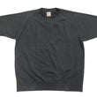 Load image into Gallery viewer, TOYS McCOY Men's Short Sleeve Raglan Sweatshirt, Garment-Dyed Loopback French Terry, V-Gusset Crewneck, Made in Japan (TMC2612  030 Garment-Dyed Washed Black)
