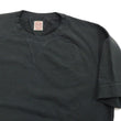 Load image into Gallery viewer, TOYS McCOY Men's Short Sleeve Raglan Sweatshirt, Garment-Dyed Loopback French Terry, V-Gusset Crewneck, Made in Japan (TMC2612  030 Garment-Dyed Washed Black)
