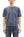 TOYS McCOY Men's Short Sleeve Raglan Sweatshirt, Garment-Dyed Loopback French Terry, V-Gusset Crewneck, Made in Japan (TMC2612  120 Garment-Dyed Washed Blue)