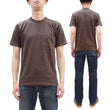 Load image into Gallery viewer, TOYS McCOY Men's Plain Short Sleeve Pocket T-Shirt - Steve McQueen Inspired, Tubular Knit Jersey, Unwashed, Made in Japan (TMC2615 021 Muted Charcoal)
