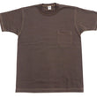 Load image into Gallery viewer, TOYS McCOY Men's Plain Short Sleeve Pocket T-Shirt - Steve McQueen Inspired, Tubular Knit Jersey, Unwashed, Made in Japan (TMC2615 021 Muted Charcoal)
