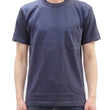 Load image into Gallery viewer, TOYS McCOY Men's Plain Short Sleeve Pocket T-Shirt - Steve McQueen Inspired, Tubular Knit Jersey, Unwashed, Made in Japan (TMC2615 120 Muted Blue)
