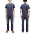 Load image into Gallery viewer, TOYS McCOY Men's Plain Short Sleeve Pocket T-Shirt - Steve McQueen Inspired, Tubular Knit Jersey, Unwashed, Made in Japan (TMC2615 120 Muted Blue)
