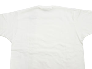 TOYS McCOY Men's Plain Short Sleeve Pocket T-Shirt - Steve McQueen Inspired, Tubular Knit Jersey, Unwashed, Made in Japan (TMC2615 011 Soft Off-White)