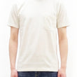 Load image into Gallery viewer, TOYS McCOY Men's Plain Short Sleeve Pocket T-Shirt - Steve McQueen Inspired, Tubular Knit Jersey, Unwashed, Made in Japan (TMC2615 011 Soft Off-White)
