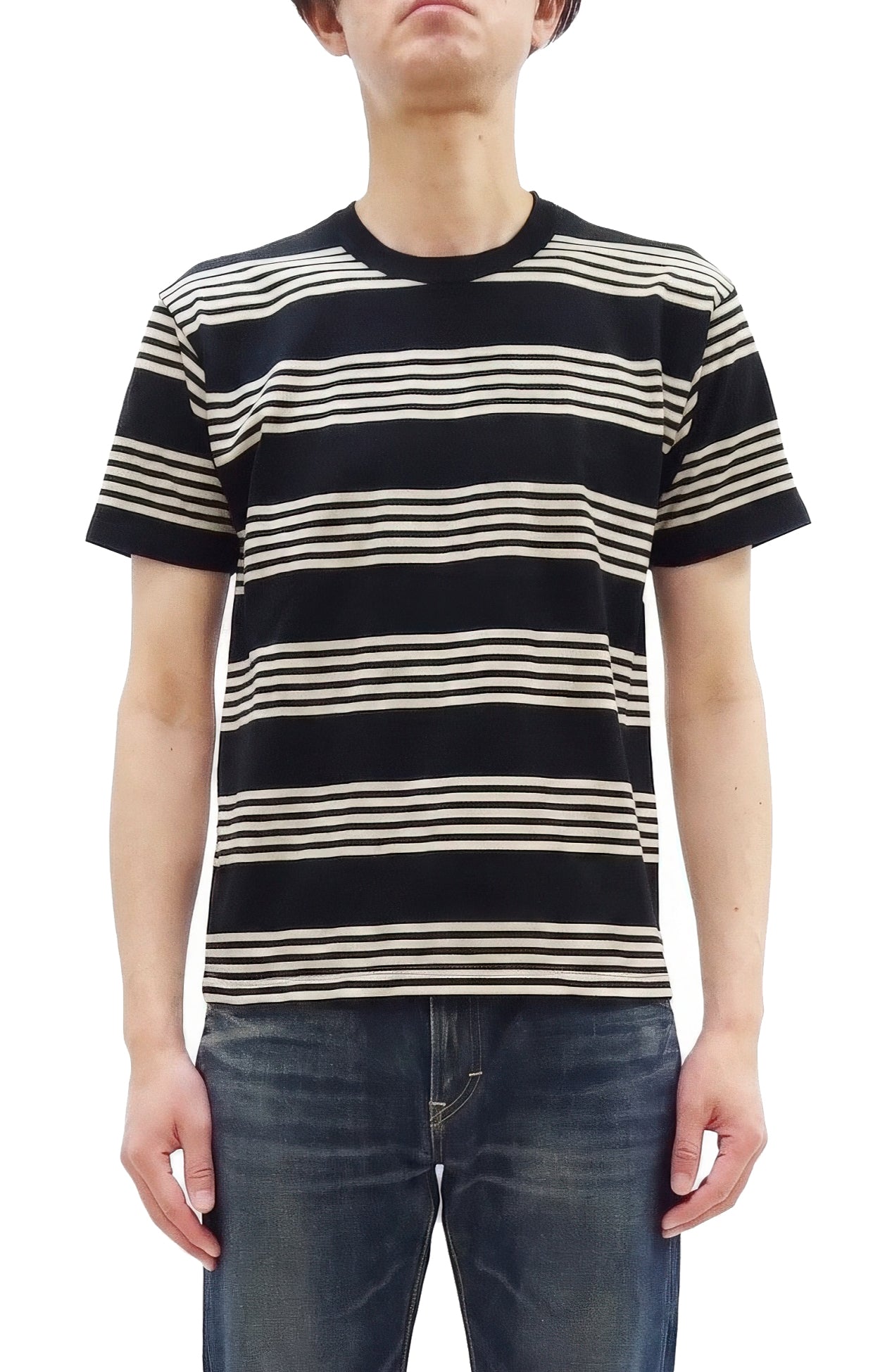 TOYS McCOY Men's Steve McQueen Inspired Multi-Border Striped Short