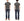 TOYS McCOY Men's Steve McQueen Inspired Multi-Border Striped Short Sleeve Crew Neck T-Shirt - Garment-Dyed Cotton Jersey - Made in Japan (TMC2616 041 Ivory x Black)