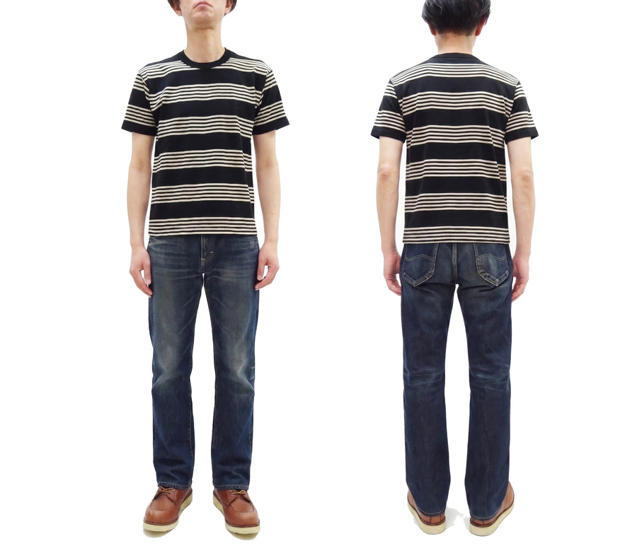 TOYS McCOY Men's Steve McQueen Inspired Multi-Border Striped Short