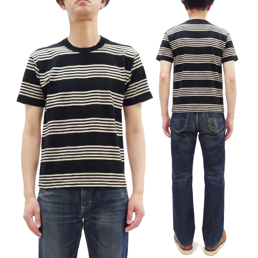 TOYS McCOY Men's Steve McQueen Inspired Multi-Border Striped Short