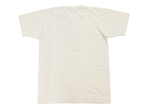 TOYS McCOY Men's Taxi Driver "U.S. Marines" Graphic Short Sleeve T-Shirt - Garment-Dyed Circular-Knit Tubular Tee - Made in Japan (TMC2624 040 Natural)