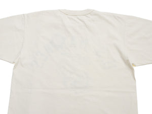 TOYS McCOY Men's Taxi Driver "U.S. Marines" Graphic Short Sleeve T-Shirt - Garment-Dyed Circular-Knit Tubular Tee - Made in Japan (TMC2624 040 Natural)