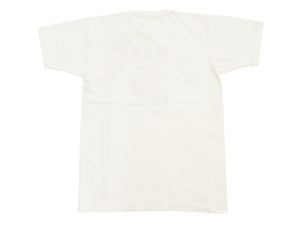 TOYS McCOY Men's Taxi Driver "U.S. Marines" Graphic Short Sleeve T-Shirt - Garment-Dyed Circular-Knit Tubular Tee - Made in Japan (TMC2624 011 Off-White)