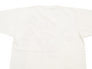 TOYS McCOY Men's Taxi Driver "U.S. Marines" Graphic Short Sleeve T-Shirt - Garment-Dyed Circular-Knit Tubular Tee - Made in Japan (TMC2624 011 Off-White)