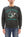 TOYS McCOY Men's Felix the Cat Vintage-Inspired Sweatshirt, 14.8 oz. Extra Heavyweight 100% Cotton Brushed-Back Fleece, Tubular Body, Double-V Inserts, Unwashed, Made in Japan (TMC2643 030 Faded Black)