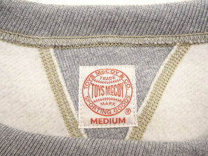 TOYS McCOY Men's Felix the Cat Vintage-Inspired Sweatshirt, 14.8 oz. Extra Heavyweight 100% Cotton Brushed-Back Fleece, Tubular Body, Double-V Inserts, Unwashed, Made in Japan (TMC2643 021 Ash Gray)