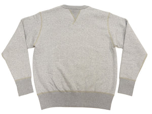 TOYS McCOY Men's Felix the Cat Vintage-Inspired Sweatshirt, 14.8 oz. Extra Heavyweight 100% Cotton Brushed-Back Fleece, Tubular Body, Double-V Inserts, Unwashed, Made in Japan (TMC2643 021 Ash Gray)