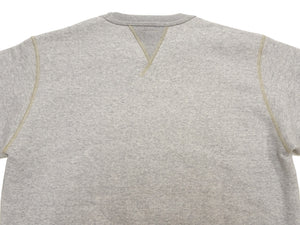 TOYS McCOY Men's Felix the Cat Vintage-Inspired Sweatshirt, 14.8 oz. Extra Heavyweight 100% Cotton Brushed-Back Fleece, Tubular Body, Double-V Inserts, Unwashed, Made in Japan (TMC2643 021 Ash Gray)