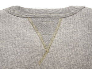TOYS McCOY Men's Felix the Cat Vintage-Inspired Sweatshirt, 14.8 oz. Extra Heavyweight 100% Cotton Brushed-Back Fleece, Tubular Body, Double-V Inserts, Unwashed, Made in Japan (TMC2643 021 Ash Gray)