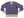 TOYS McCOY Men's Plain Two-Tone Crew Neck Sweatshirt, 14.8 oz. Extra-Heavyweight Brushed-Back Cotton, Tubular Body, Unwashed, Made in Japan (TMC2670 120 Purplish Blue / Gray)