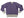 TOYS McCOY Men's Plain Two-Tone Crew Neck Sweatshirt, 14.8 oz. Extra-Heavyweight Brushed-Back Cotton, Tubular Body, Unwashed, Made in Japan (TMC2670 120 Purplish Blue / Gray)