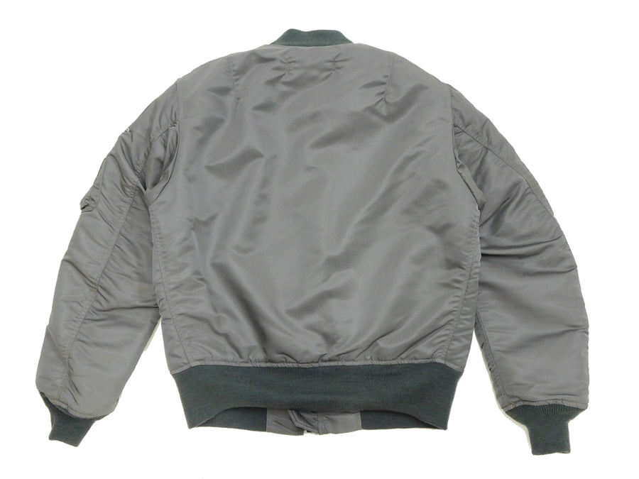 TOYS McCOY MA-1 Flight Jacket Men's Reproduction of Albert Turner MA1 Bomber Jacket TMJ2331 Sage-Gray