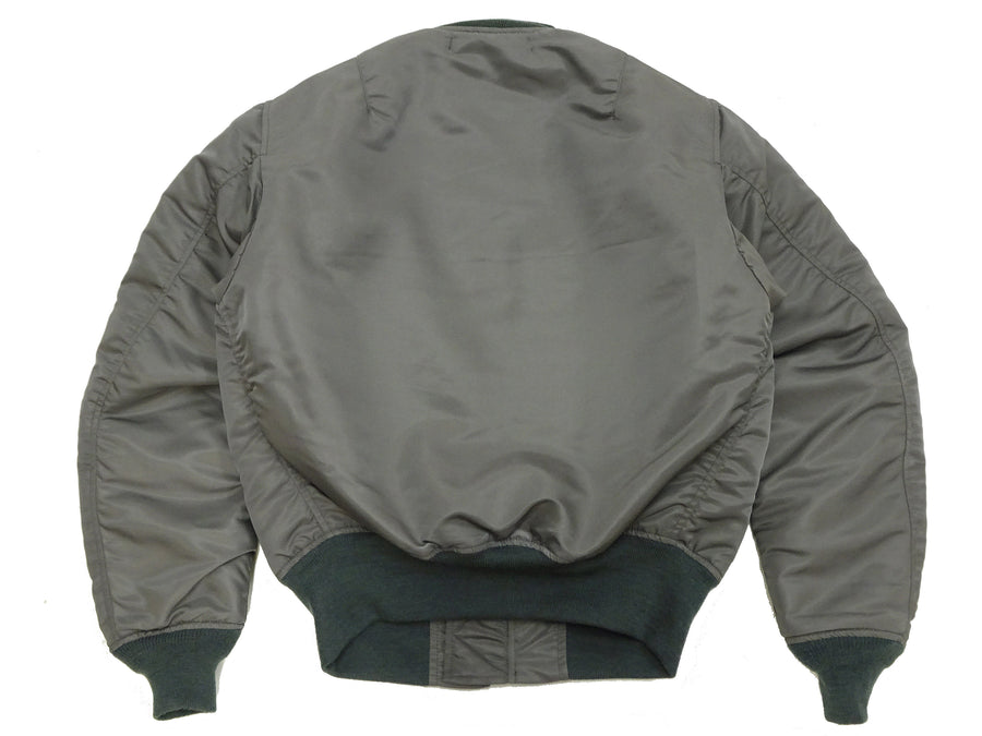 TOYS McCOY MA-1 Flight Jacket Men's Reproduction of Albert Turner MA1 Bomber Jacket TMJ2432 Sage-Gray