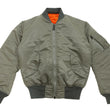 Load image into Gallery viewer, TOYS McCOY Men&#39;s Steve McQueen MA-1 Flight Jacket - MIL-J-8279E MA1 E-Type Bomber Jacket Reproduction - Made in Japan (TMJ2519 161 Sage)
