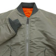 Load image into Gallery viewer, TOYS McCOY Men&#39;s Steve McQueen MA-1 Flight Jacket - MIL-J-8279E MA1 E-Type Bomber Jacket Reproduction - Made in Japan (TMJ2519 161 Sage)
