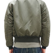 Load image into Gallery viewer, TOYS McCOY Men&#39;s Steve McQueen MA-1 Flight Jacket - MIL-J-8279E MA1 E-Type Bomber Jacket Reproduction - Made in Japan (TMJ2519 161 Sage)
