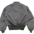 Load image into Gallery viewer, TOYS McCOY Men&#39;s MA-1 Flight Jacket - Albert Turner Reproduction, Sage Gray Nylon Bomber Jacket, Made in Japan TMJ2533
