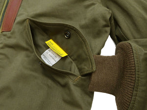 TOYS McCOY Men's L-2 Flight Jacket Personal Equipment Laboratory Test Sample Cotton Twill Model Made in Japan (TMJ2607 160 Olive)