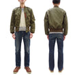 Load image into Gallery viewer, TOYS McCOY Men's L-2 Flight Jacket Personal Equipment Laboratory Test Sample Cotton Twill Model Made in Japan (TMJ2607 160 Olive)
