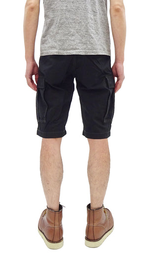 TOYS McCOY Cargo Shorts Men's Classic U.S. Army Fatigue-Inspired Casual Short Pants TMP1802 030 Black