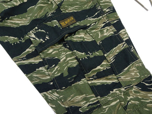 TOYS McCOY Cargo Shorts Men's Classic U.S. Army Fatigue-Inspired Casual Short Pants TMP1802 161 Tiger Stripe Camouflage Pattern