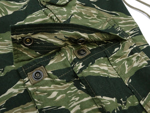 TOYS McCOY Cargo Shorts Men's Classic U.S. Army Fatigue-Inspired Casual Short Pants TMP1802 161 Tiger Stripe Camouflage Pattern