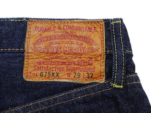 TOYS McCOY Jeans TMP2304 Men's Classic Relaxed Straight Fit One-Washed 13.5 oz. Deep Indigo Denim Pants Lot 675XX