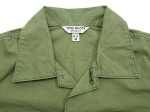 TOYS McCOY Utility Shirt Men's Custom Patched Printed Long Sleeve Button Up Shirt TMS2303 160 Olive