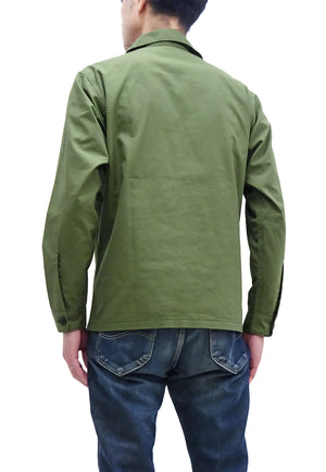 TOYS McCOY Utility Shirt Men's Ripstop Plain Long Sleeve Button Up